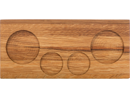 Набор для виски и коктейлей на подставке из дуба Savour