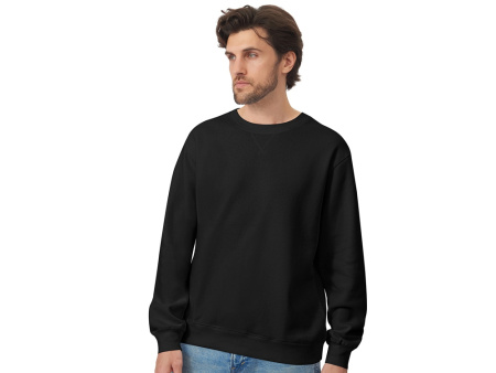 Свитшот оверсайз Lisbon унисекс, черный