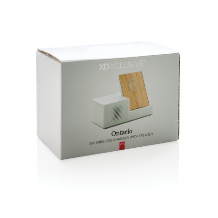 Беспроводная док-станция с колонкой «Ontario» 5W Беспроводная док-станция с колонкой «Ontario» 5W