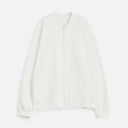 Бомбер унисекс Townie, молочно-белый, размер S