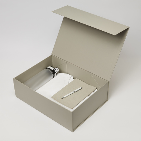 Набор с одеждой RUST NEO (футболка, бутылка, ежедневник, ручка), белый, XS/S