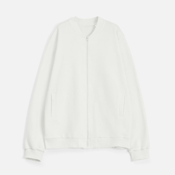 Бомбер унисекс Townie, молочно-белый, размер S