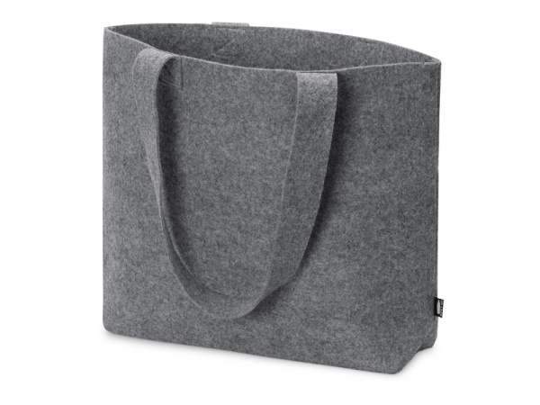 Подарочный набор с зонтом и термобутылкой в шопере, синий