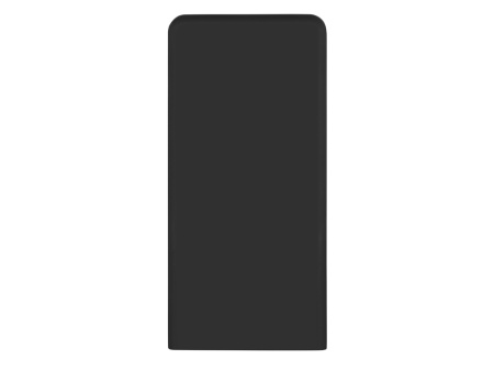 Портативное зарядное устройство с синей подсветкой логотипа Faros, soft-touch, 4000 mAh (P)