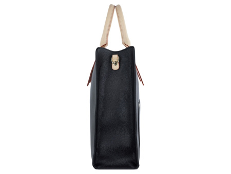 Сумка-шоппер BUGATTI ЭЛЛА | ELLA, черная, полиуретан, 37х12х31 см