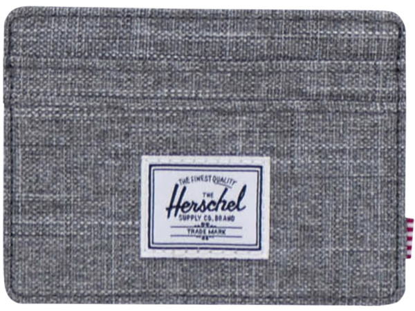 Herschel Charlie держатель для карт с RFID-защитой из переработанного материала - Серый яркий