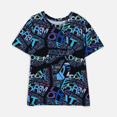 Футболка унисекс Senti с полной запечаткой на заказ, размер S