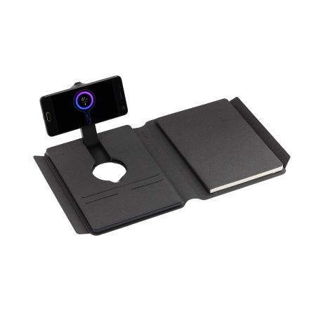 Папка А5 с беспроводным (10W) зарядным устройством 5000 mAh, с MagSafe и блокнотом Папка А5 с беспроводным (10W) зарядным устройством 5000 mAh, с MagSafe и блокнотом