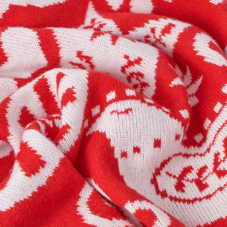 Плед под заказ с индивидуальным принтом. Полиэстер-софт,Жаккард-зеркальный 2 цвета. Размер 130х160