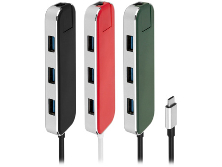 Хаб USB Rombica Type-C Chronos Green (Р) Хаб USB Rombica Type-C Chronos Green (Р)