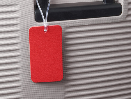 Багажная бирка Favor на силиконовой петле, красный Багажная бирка Favor на силиконовой петле, красный