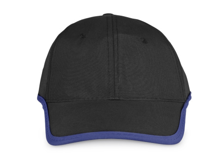 Бейсболка Solo, черный/синий