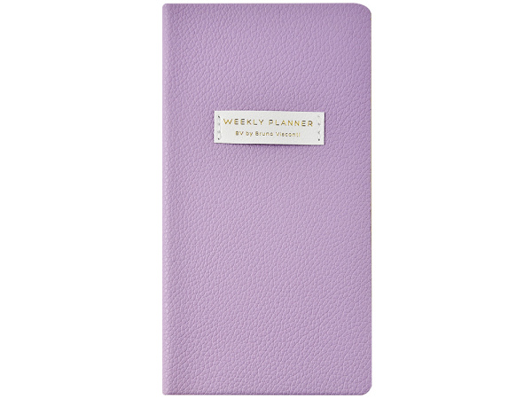 Еженедельник недатированный А6 Zefirс нашивкой, сиреневый