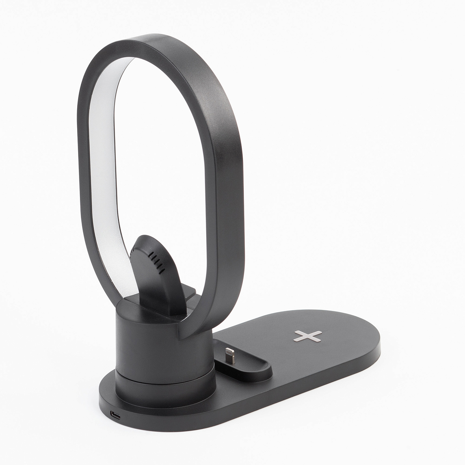 Настольная беспроводная (15W) зарядная станция "Starship" с лампой Настольная беспроводная (15W) зарядная станция "Starship" с лампой