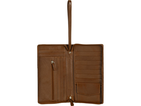 Трэвел-портмоне, коричневый