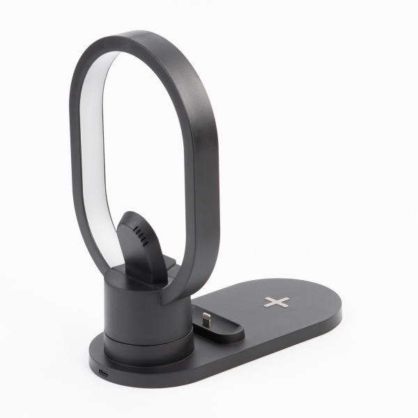 Настольная беспроводная (15W) зарядная станция "Starship" с лампой Настольная беспроводная (15W) зарядная станция "Starship" с лампой