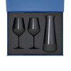 Подарочный набор декантер + 2 бокала для вина Black Edition в синей коробке