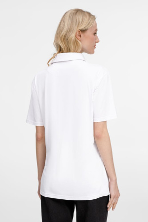 Рубашка поло унисекс Senti, белая, размер S