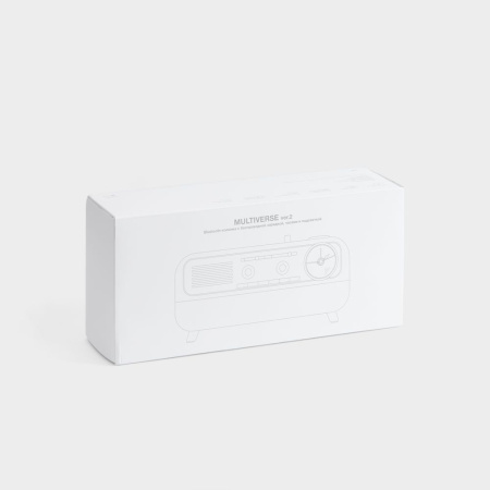 Bluetooth-колонка с беспроводной зарядкой, часами и подсветкой Multiverse