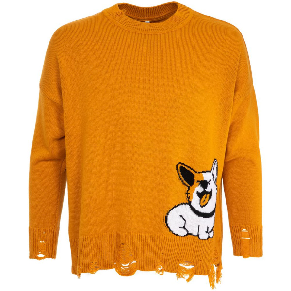 Свитер оверсайз Tricksy Net Grunge на заказ, акрил, размер S/M