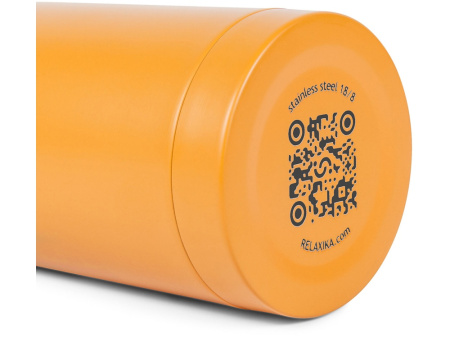 Термос Relaxika 101 (1 литр), желтый (без лого)