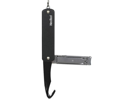 Мультитул-книпсер Nextool Multi Functional Nail Clipper, черный, 6 функций