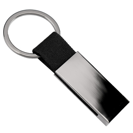 Набор ручка+ брелок COLLISION, черный/темно-серый, металл, пластик, картон