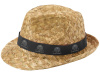 Pricus соломенная шляпа - сплошной черный / Натуральный