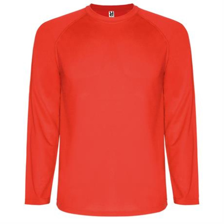 Спортивная футболка MONTECARLO L/S мужская, КРАСНЫЙ 2XL