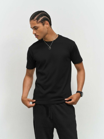 Футболка унисекс Cliff, черная, размер 3XL