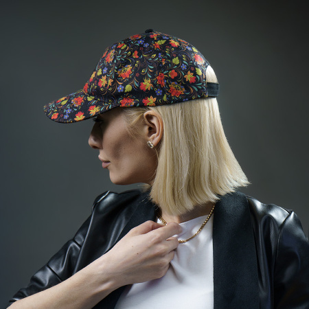 Образец бейсболка CUSTOM MERCH, 5 клиньев, застёжка на липучке