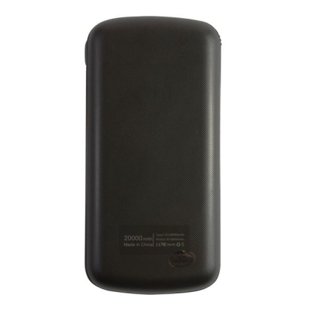 Аккумулятор "Blake" с функцией сверхбыстрой зарядки, 20 000 mAh (черный)