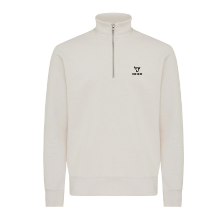 Свитшот на молнии Iqoniq Elgon из переработанного хлопка, 300 г/м²