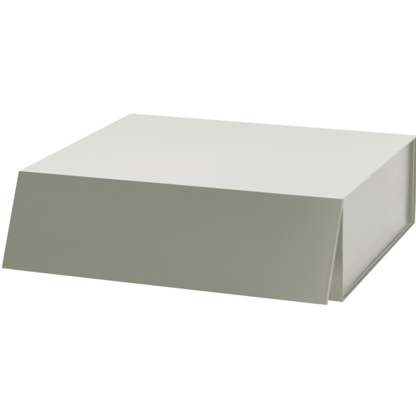 Подарочная коробка-трансформер большая, серая