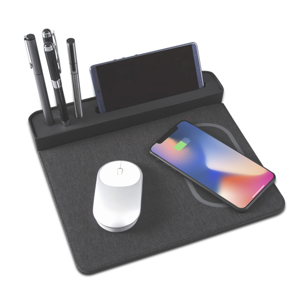 Настольная подставка с беспроводным зарядным устройством Настольная подставка с беспроводным зарядным устройством