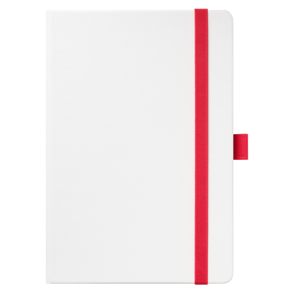 Ежедневник Arctic недатированный, белый/красный