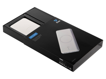 Внешний беспроводной аккумулятор c QC/PD Reload, 10000 mAh, белый (Р)