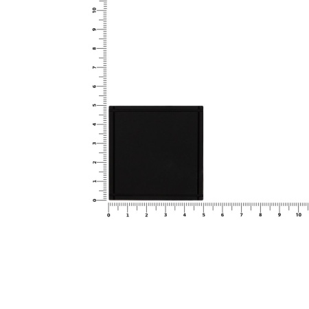 Лейбл из ПВХ Dzeta, L, черный