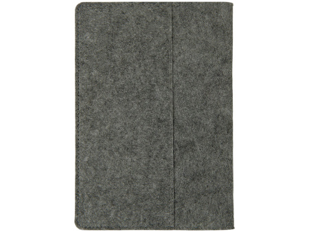 Двустороннее портфолио из рпет-фетра и искусственной кожи Felt, серый