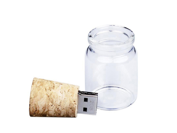 USB 3.0-флешка на 256 Гб в виде пробки в бутылочке