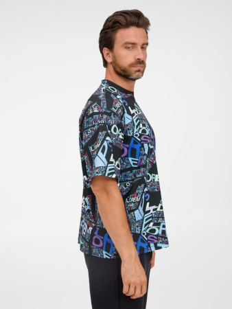 Футболка из бифлекса Morfiss с полной запечаткой на заказ, размер XS/S