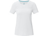 Borax Женская футболка с короткими рукавами из переработанного полиэстера согласно стандарту GRS с отличным кроем - Белый