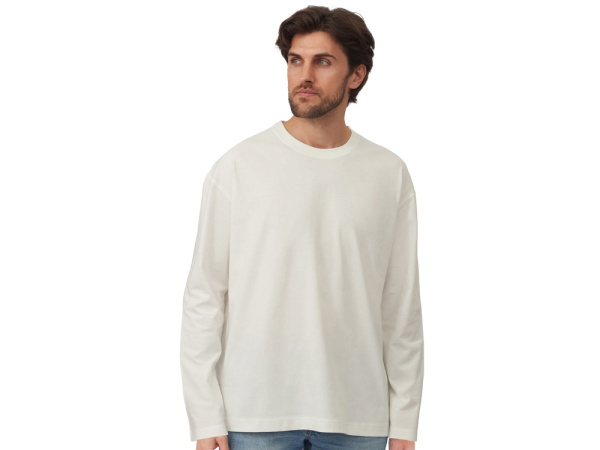 Лонгслив оверсайз Berlin унисекс, молочный