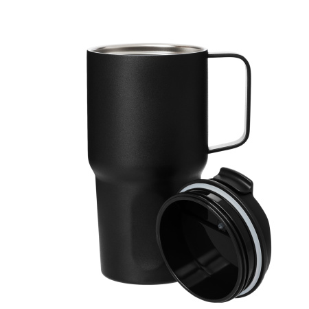 Термокружка вакуумная Авентура (Aventura), черная
