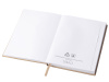 Блокнот из пробки А5 Passiflora, твердая обложка, 80 листов 80 гр/м2 переработанной белой бумаги,
