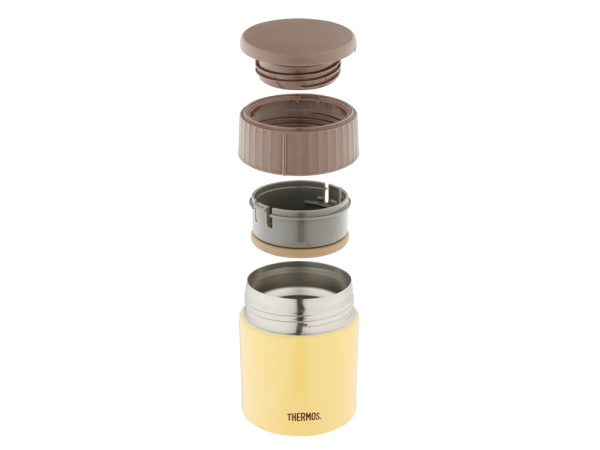 Термос из нерж. стали для еды тм THERMOS JBQ-400-BNN 0.4L, желтый