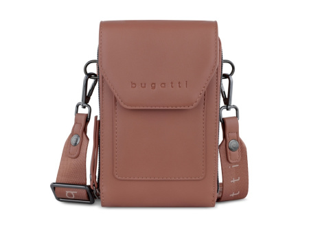 Сумка наплечная BUGATTI АЛМАТА | ALMATA, абрикосовая, полиуретан, 11х4х19 см