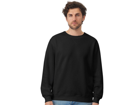 Свитшот оверсайз Lisbon унисекс, черный