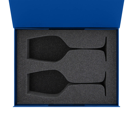 Ложемент под 2 бокала для вина (рифленое стекло) в среднюю коробку-трансформер (арт. 695721)