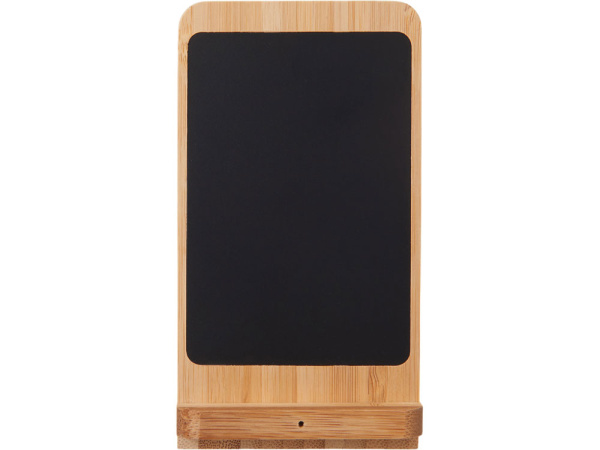 Беспроводное зарядное устройство 2-в-1 с подсветкой лого Reedia S4, 15 Вт